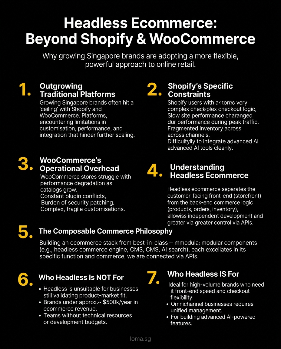 Infographic: Headless Ecommerce — Beyond Shopify